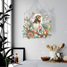 Load image into Gallery viewer, Acrylic Jesus Easter Egg Single-Sided 5D DIY Diamond Painting Hanging Pendant
