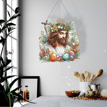 Load image into Gallery viewer, Acrylic Jesus Easter Egg Single-Sided 5D DIY Diamond Painting Hanging Pendant
