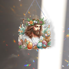 Load image into Gallery viewer, Acrylic Jesus Easter Egg Single-Sided 5D DIY Diamond Painting Hanging Pendant
