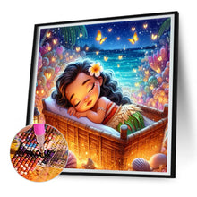 Load image into Gallery viewer, Sleeping Princess Moana 30*30CM (canvas) Full Round Drill Diamond Painting
