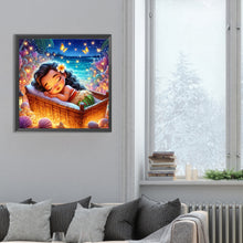 Load image into Gallery viewer, Sleeping Princess Moana 30*30CM (canvas) Full Round Drill Diamond Painting
