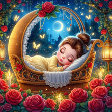 Load image into Gallery viewer, Sleeping Princess Belle 30*30CM (canvas) Full Round Drill Diamond Painting
