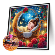 Load image into Gallery viewer, Sleeping Princess Belle 30*30CM (canvas) Full Round Drill Diamond Painting
