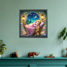 Load image into Gallery viewer, Sleeping Rapunzel 30*30CM (canvas) Full Round Drill Diamond Painting
