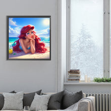 Load image into Gallery viewer, Beautiful Modern Mermaid Princess 30*30CM (canvas) Full Round Drill Diamond Painting
