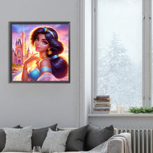 Load image into Gallery viewer, Beautiful Modern Princess Jasmine 30*30CM (canvas) Full Round Drill Diamond Painting
