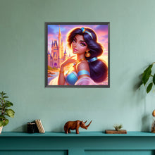 Load image into Gallery viewer, Beautiful Modern Princess Jasmine 30*30CM (canvas) Full Round Drill Diamond Painting
