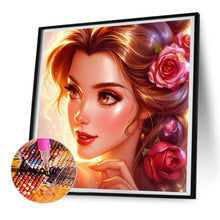 Load image into Gallery viewer, Beautiful Modern Princess Belle 30*30CM (canvas) Full Round Drill Diamond Painting
