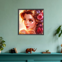 Load image into Gallery viewer, Beautiful Modern Princess Belle 30*30CM (canvas) Full Round Drill Diamond Painting
