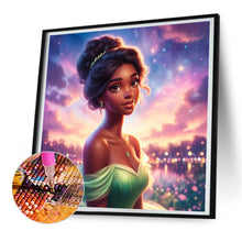 Load image into Gallery viewer, Beautiful Modern Princess Tiana 30*30CM (canvas) Full Round Drill Diamond Painting
