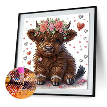 Load image into Gallery viewer, Daihua Calf 30*30CM (canvas) Partial Special-Shaped Drill Diamond Painting
