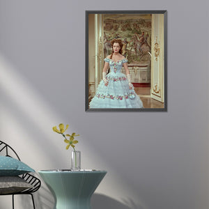 Princess Sissi 40*50CM (canvas) Full Round Drill Diamond Painting