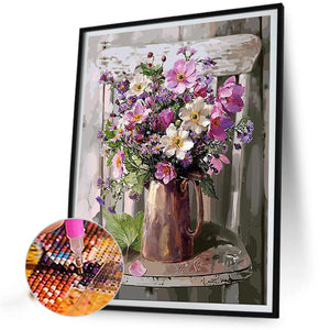 Bouquet 30*40CM (canvas) Full Square Drill Diamond Painting