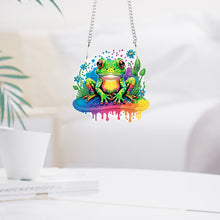 Load image into Gallery viewer, Acrylic Frog Single-Sided Diamond Painting Hanging Pendant for Home Wall Decor
