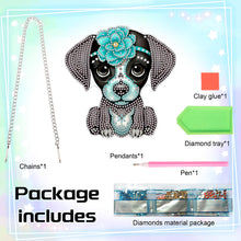 Load image into Gallery viewer, Acrylic Dog Single-Sided Diamond Painting Hanging Pendant for Home Wall Decor
