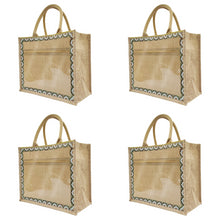 Load image into Gallery viewer, Linen Tote Bags Waterproof Daily Utility Bag for Grocery/School/Travel/Study/Gym
