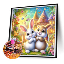 Load image into Gallery viewer, Two Rabbits 30*30CM (canvas) Full Round Drill Diamond Painting
