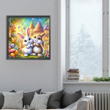 Load image into Gallery viewer, Two Rabbits 30*30CM (canvas) Full Round Drill Diamond Painting
