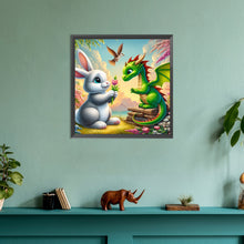 Load image into Gallery viewer, Rabbit And Dragon 30*30CM (canvas) Full Round Drill Diamond Painting
