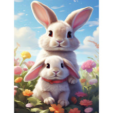 Load image into Gallery viewer, Garden Rabbit 30*40CM (canvas) Full Round Drill Diamond Painting
