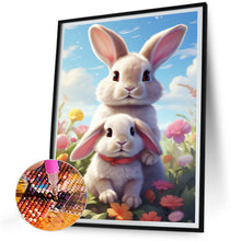 Load image into Gallery viewer, Garden Rabbit 30*40CM (canvas) Full Round Drill Diamond Painting
