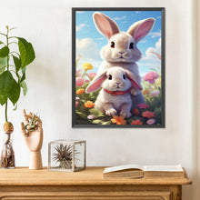 Load image into Gallery viewer, Garden Rabbit 30*40CM (canvas) Full Round Drill Diamond Painting
