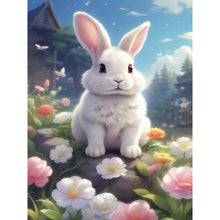 Load image into Gallery viewer, Garden Rabbit 30*40CM (canvas) Full Round Drill Diamond Painting
