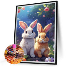 Load image into Gallery viewer, Garden Rabbit 30*40CM (canvas) Full Round Drill Diamond Painting
