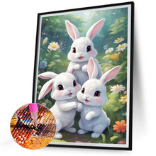 Load image into Gallery viewer, Garden Rabbit 30*40CM (canvas) Full Round Drill Diamond Painting
