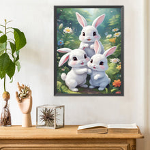 Load image into Gallery viewer, Garden Rabbit 30*40CM (canvas) Full Round Drill Diamond Painting
