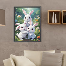 Load image into Gallery viewer, Garden Rabbit 30*40CM (canvas) Full Round Drill Diamond Painting
