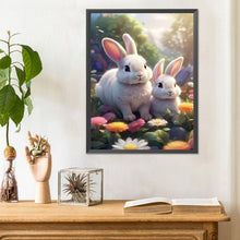 Load image into Gallery viewer, Garden Rabbit 30*40CM (canvas) Full Round Drill Diamond Painting
