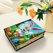 Load image into Gallery viewer, Wooden Rabbit Easter Eggs DIY Special Shaped Diamond Painting Jewelry Organiser
