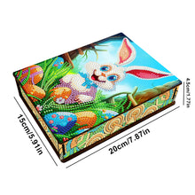 Load image into Gallery viewer, Wooden Rabbit Easter Eggs DIY Special Shaped Diamond Painting Jewelry Organiser
