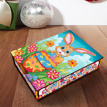 Load image into Gallery viewer, Wooden Rabbit Easter Eggs DIY Special Shaped Diamond Painting Jewelry Organiser
