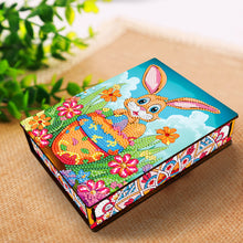 Load image into Gallery viewer, Wooden Rabbit Easter Eggs DIY Special Shaped Diamond Painting Jewelry Organiser
