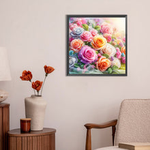 Load image into Gallery viewer, Rose Bouquet 30*30CM (canvas) Full Round Drill Diamond Painting
