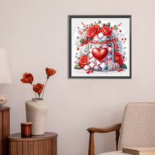 Load image into Gallery viewer, Marshmallow Rose 30*30CM (canvas) Full Round Drill Diamond Painting
