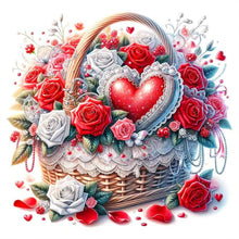 Load image into Gallery viewer, Love Roses 30*30CM (canvas) Full Round Drill Diamond Painting
