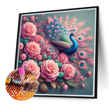 Load image into Gallery viewer, Rose Peacock 40*40CM (canvas) Full Round Drill Diamond Painting
