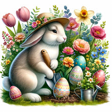 Load image into Gallery viewer, Easter Bunny 30*30CM (canvas) Full Square Drill Diamond Painting
