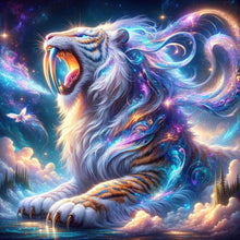 Load image into Gallery viewer, Atmosphere Cloud Tiger 30*30CM (canvas) Full Round Drill Diamond Painting
