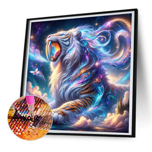 Atmosphere Cloud Tiger 30*30CM (canvas) Full Round Drill Diamond Painting