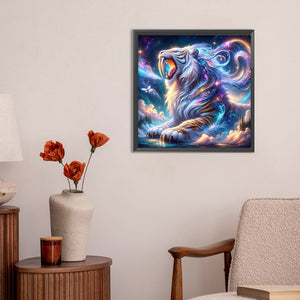 Atmosphere Cloud Tiger 30*30CM (canvas) Full Round Drill Diamond Painting