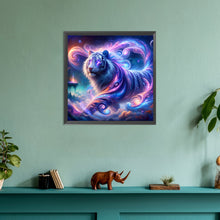 Load image into Gallery viewer, Atmosphere Purple Tiger 30*30CM (canvas) Full Round Drill Diamond Painting
