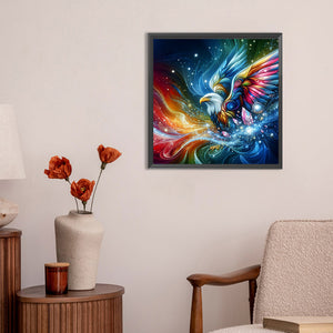 Atmosphere Color Eagle 30*30CM (canvas) Full Round Drill Diamond Painting