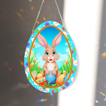 Load image into Gallery viewer, Special Shaped Cute Rabbit Diamond Painting Suncatcher Cute with Light (Brown)
