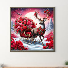 Load image into Gallery viewer, Rose Elk 30*30CM (canvas) Full Round Drill Diamond Painting
