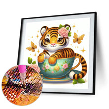 Load image into Gallery viewer, Little Tiger 30*30CM (canvas) Full Round Drill Diamond Painting
