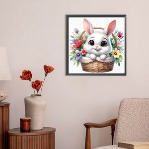 Easter Bunny 30*30CM (canvas) Full Round Drill Diamond Painting